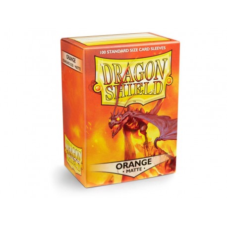Dragon Shield Sleeves MATTE (100) Orange