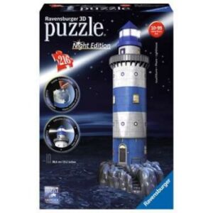 Ravensburger 3D Puzzle - Lighthouse at Night - 216pc - DE / EN