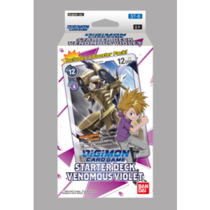 Digimon Card Game - Starter Deck Display Venomous Violet ST-6 (6 Decks) - EN